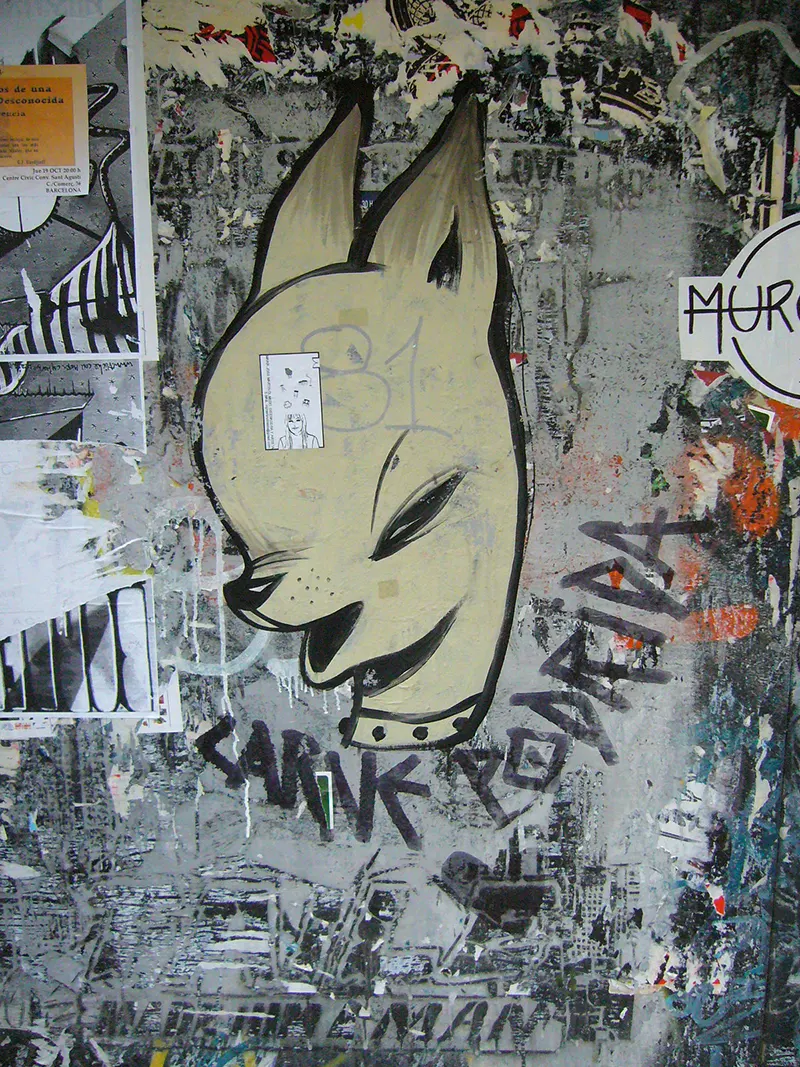 graffiti de miss van, mujer graffitera