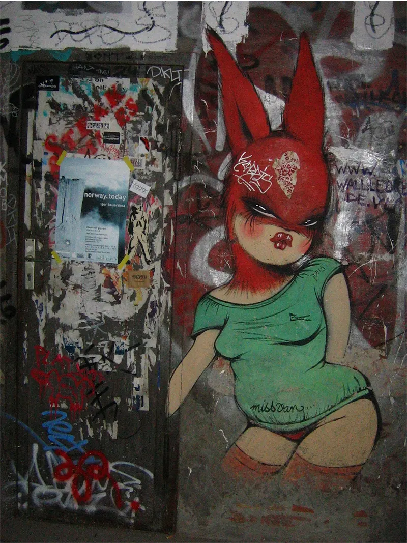 graffiti de miss van, mujer graffitera, te lo contamos en el blog de estudio graffiti